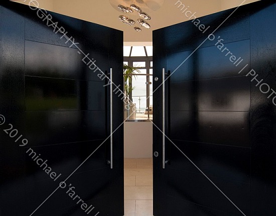 Entrance Door to Modern Home