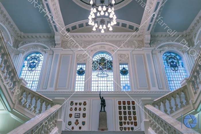 Interior of City Hall . Belfast
