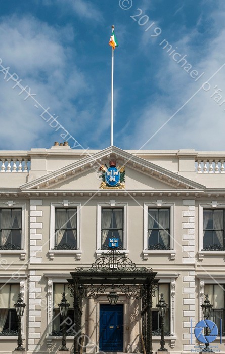 Irish Flag flying over Mansion House, MANSION HOUSE DUBLIN, Â© Michael O'Farrell Photography