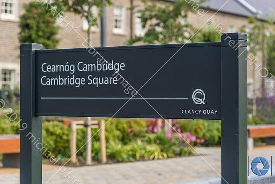 Modern Signage at Clancy Quay, Islandbridge