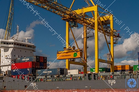 Lifting Cranes at Dublin Port